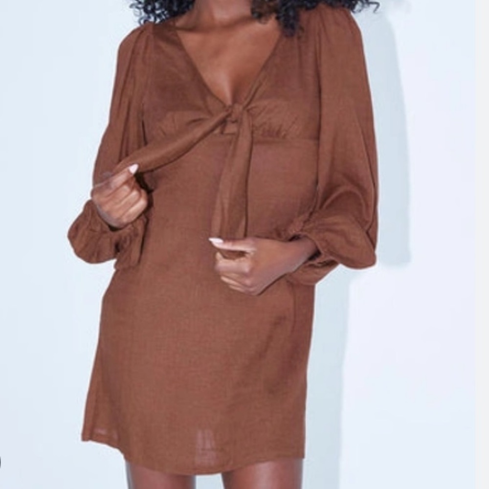 Brown Princess Polly Karmen Mini Dress